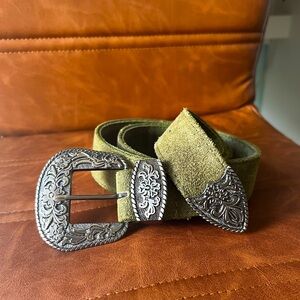 FREE PEOPLE black rock western belt